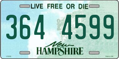 NH license plate 3644599