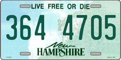 NH license plate 3644705