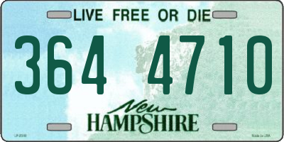 NH license plate 3644710