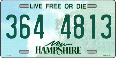 NH license plate 3644813