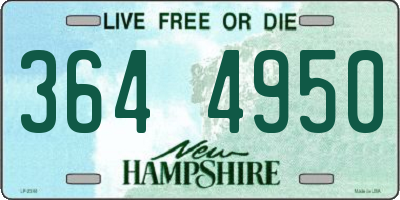 NH license plate 3644950