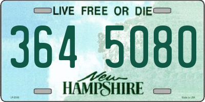 NH license plate 3645080