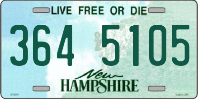 NH license plate 3645105