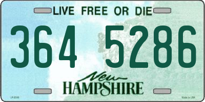 NH license plate 3645286