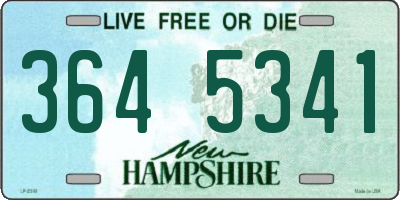 NH license plate 3645341