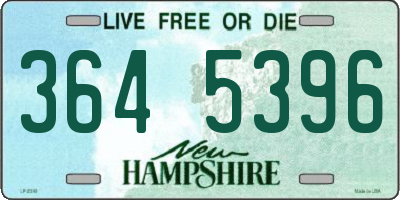 NH license plate 3645396