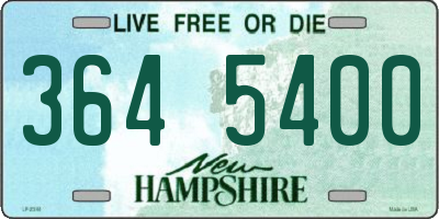 NH license plate 3645400