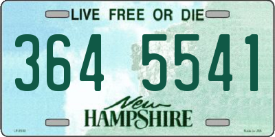 NH license plate 3645541