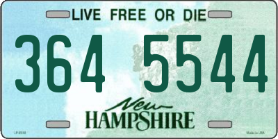 NH license plate 3645544