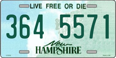 NH license plate 3645571