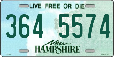 NH license plate 3645574