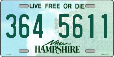 NH license plate 3645611