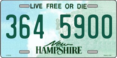NH license plate 3645900