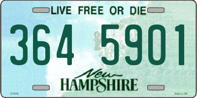 NH license plate 3645901