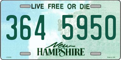 NH license plate 3645950