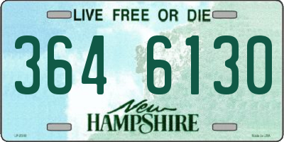 NH license plate 3646130