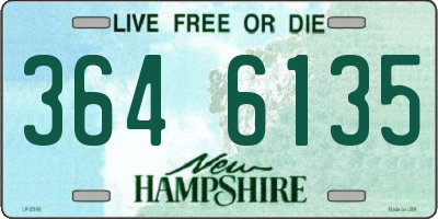NH license plate 3646135