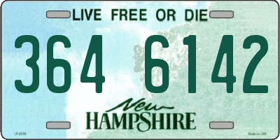 NH license plate 3646142