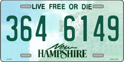 NH license plate 3646149