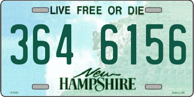 NH license plate 3646156