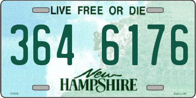 NH license plate 3646176