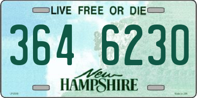 NH license plate 3646230