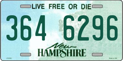 NH license plate 3646296