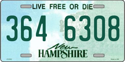 NH license plate 3646308