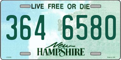 NH license plate 3646580