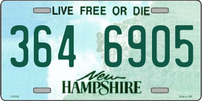 NH license plate 3646905