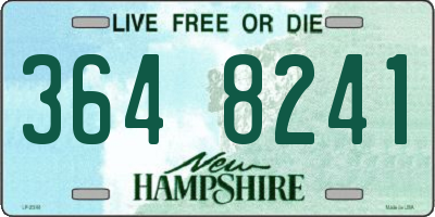 NH license plate 3648241