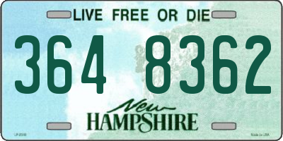 NH license plate 3648362
