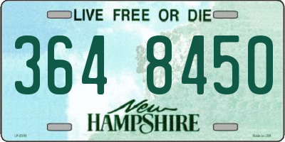 NH license plate 3648450