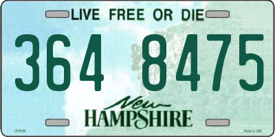 NH license plate 3648475