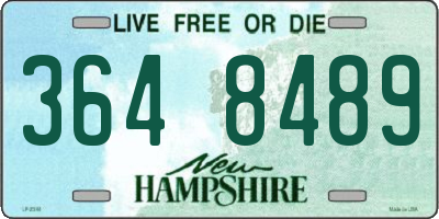 NH license plate 3648489