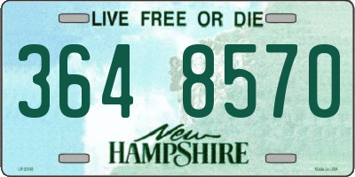 NH license plate 3648570