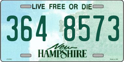 NH license plate 3648573