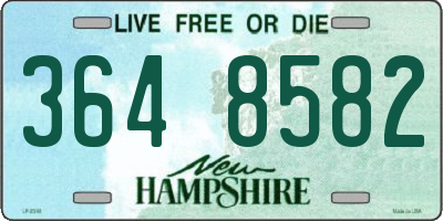 NH license plate 3648582