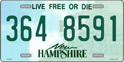 NH license plate 3648591