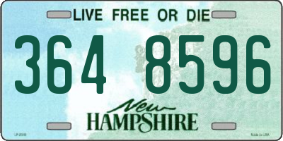 NH license plate 3648596