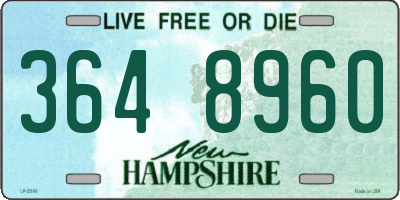 NH license plate 3648960