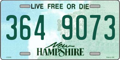 NH license plate 3649073