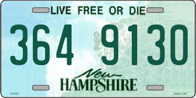 NH license plate 3649130