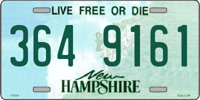 NH license plate 3649161