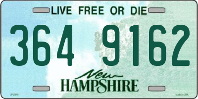 NH license plate 3649162