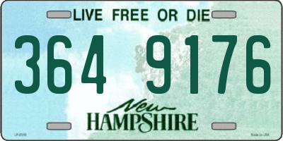 NH license plate 3649176
