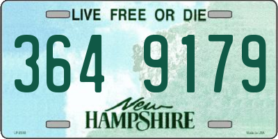 NH license plate 3649179