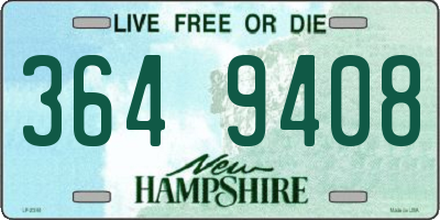 NH license plate 3649408