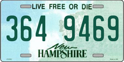 NH license plate 3649469