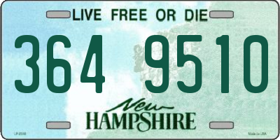 NH license plate 3649510